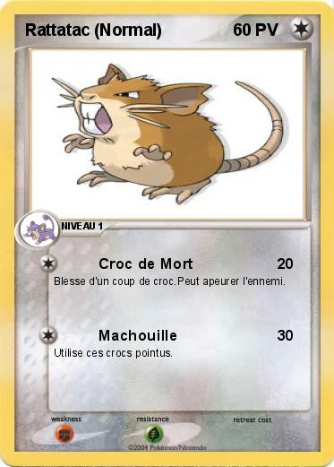 Pokemon Rattatac (Normal)
