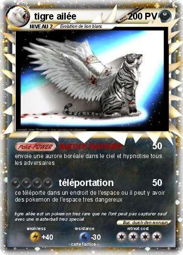 Pokemon tigre ailée