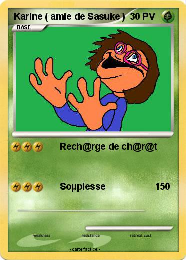 Pokemon Karine ( amie de Sasuke )