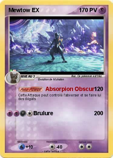 Pokemon Mewtow EX