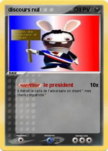 Pokemon discours nul