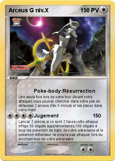 Pokemon Arceus G niv.X