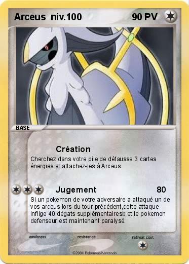 Pokemon Arceus  niv.100