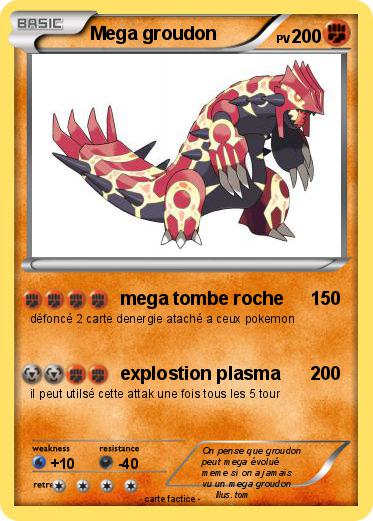 Pokemon Mega groudon