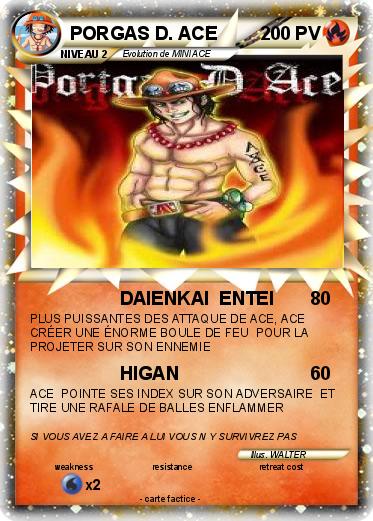 Pokemon PORGAS D. ACE