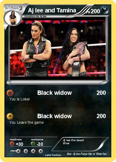 Pokemon Aj lee and Tamina