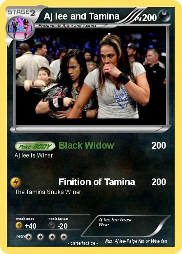 Pokemon Aj lee and Tamina
