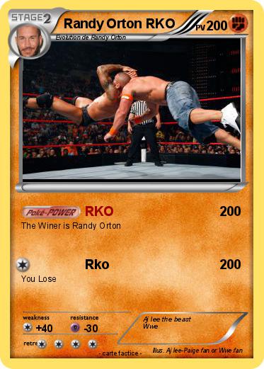 Pokemon Randy Orton RKO