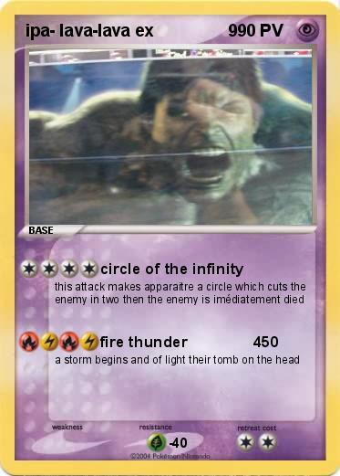 Pokemon ipa- lava-lava ex                9
