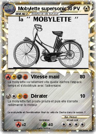 Pokemon Mobylette supersonic