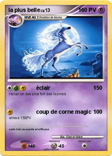 Pokemon la plus belle