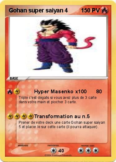 Pokemon Gohan super saiyan 4