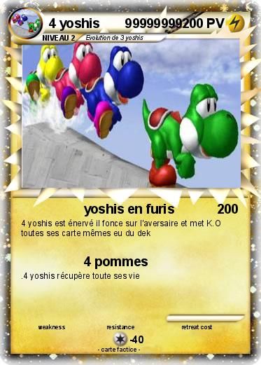 Pokemon 4 yoshis       99999999