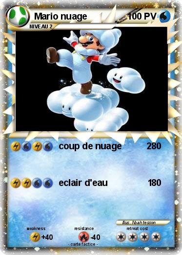 Pokemon Mario nuage
