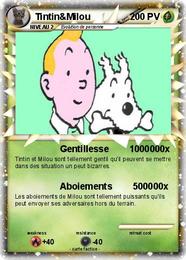 Pokemon Tintin&Milou