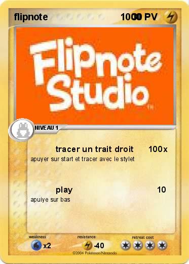 Pokemon flipnote                            1000