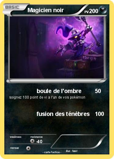 Pokemon Magicien noir