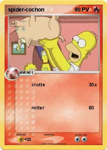 Pokemon spider-cochon