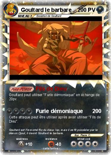 Pokemon Goultard le barbare