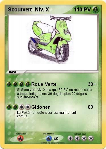 Pokemon Scoutvert  Niv. X