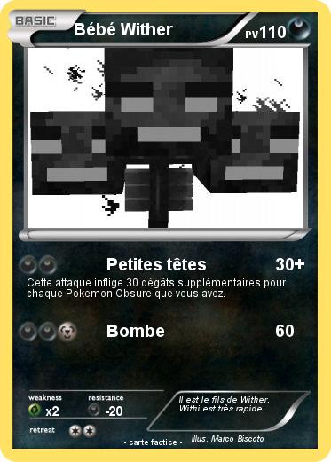 Pokemon Bébé Wither