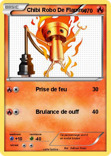 Pokemon Chibi Robo De Flamme