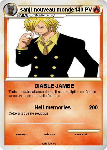 Pokemon sanji nouveau monde