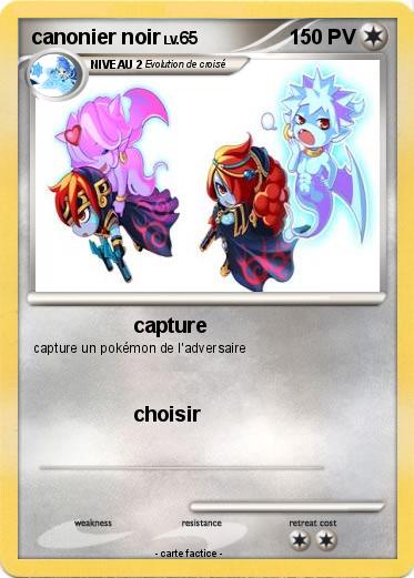 Pokemon canonier noir