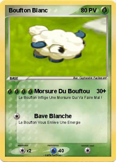 Pokemon Boufton Blanc