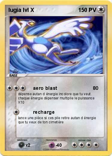 Pokemon lugia lvl X
