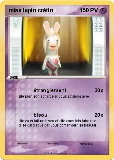 Pokemon miss lapin crétin