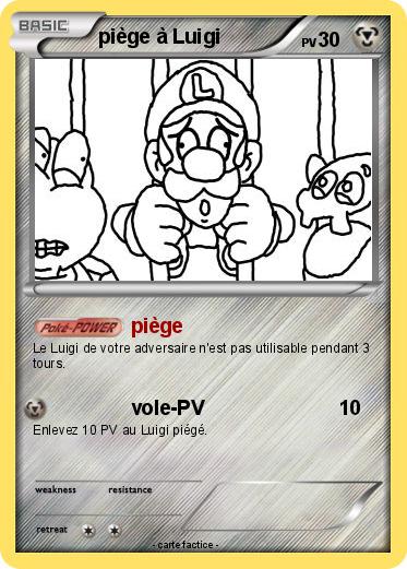Pokemon piège à Luigi