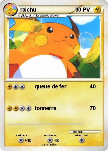 Pokemon raichu