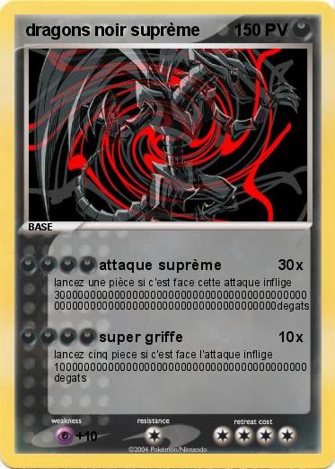Pokemon dragons noir suprème