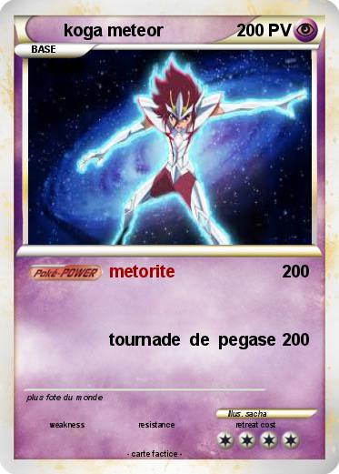 Pokemon koga meteor