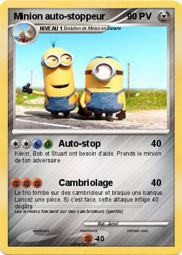 Pokemon Minion auto-stoppeur