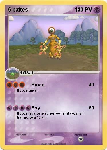 Pokemon 6 pattes