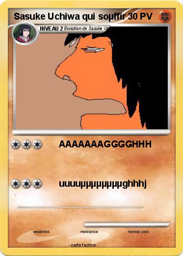 Pokemon Sasuke Uchiwa qui soµffir