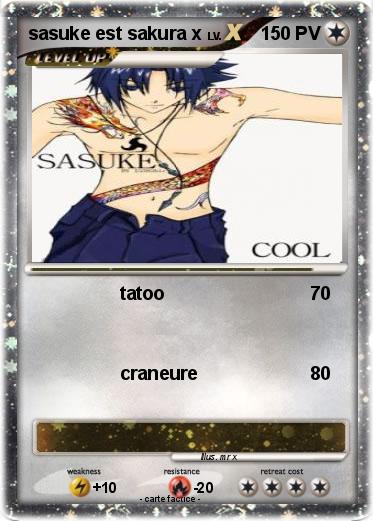 Pokemon sasuke est sakura x