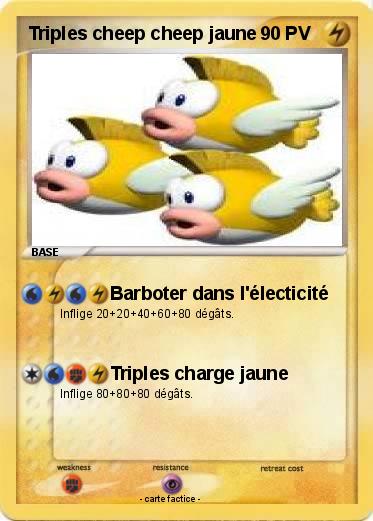 Pokemon Triples cheep cheep jaune