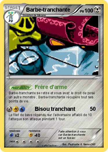 Pokemon Barbe-tranchante