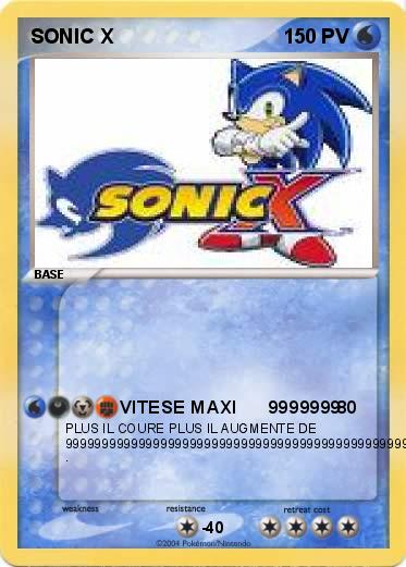 Pokemon SONIC X                                                            