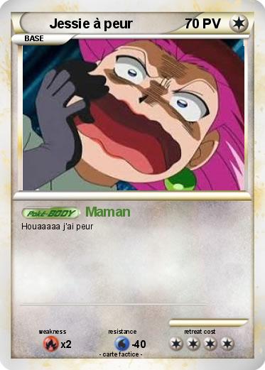 Pokemon Jessie à peur
