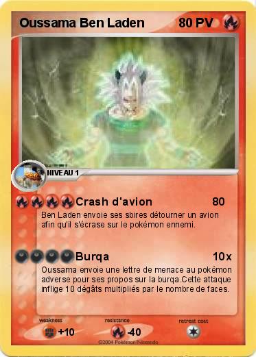 Pokemon Oussama Ben Laden