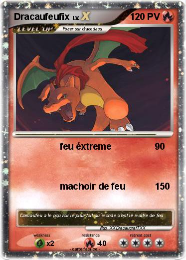 Pokemon Dracaufeufix