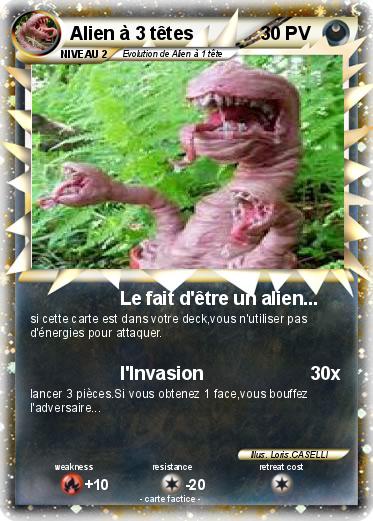 Pokemon Alien à 3 têtes