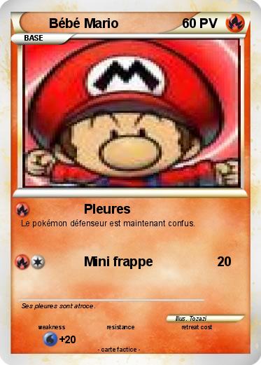 Pokemon Bébé Mario