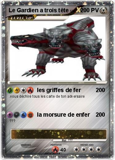 Pokemon Le Gardien a trois tête