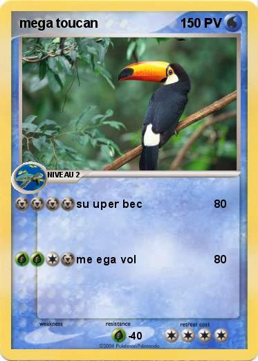 Pokemon mega toucan