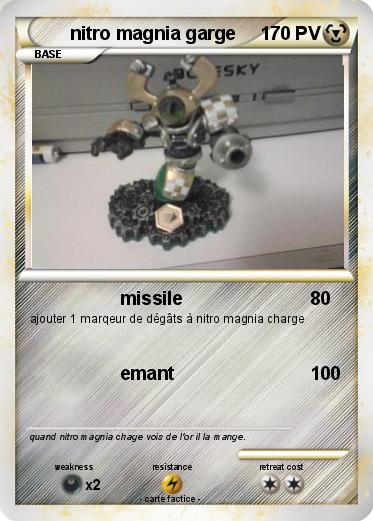 Pokemon nitro magnia garge